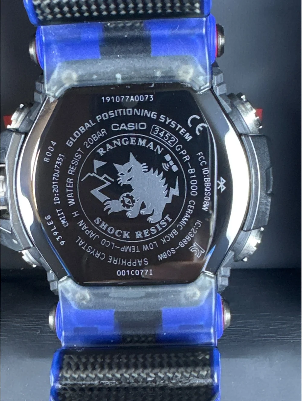 Casio G-Shock Rangeman GPR-B1000 GPS Watch Blue